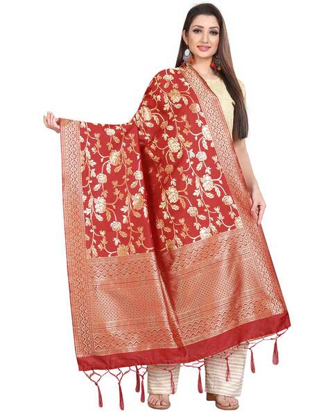 Banarasi Silk Woven Dupatta Price in India