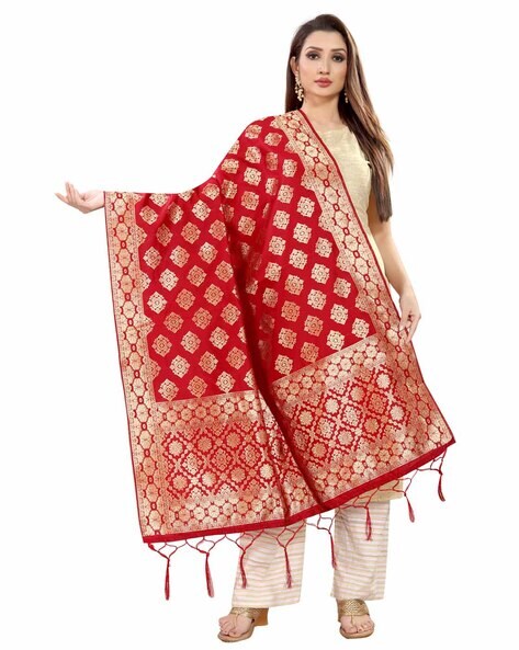 Banarasi Silk Woven Dupatta Price in India