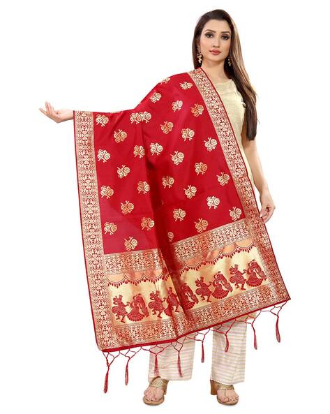 Banarasi Silk Woven Dupatta Price in India