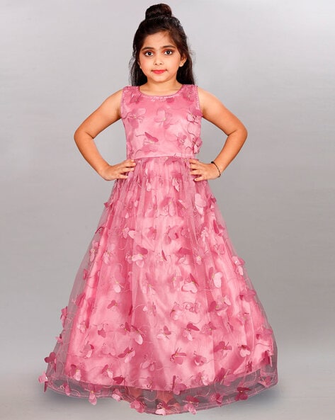 Pink Party Dress For Girls – cute cuddle