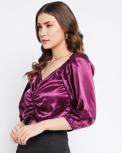 Buy Purple Tops for Women by Bitterlime Online