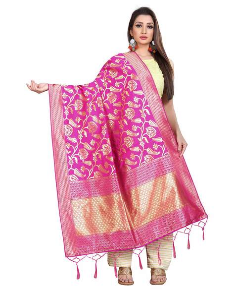 Banarasi Silk Woven Dupatta Price in India