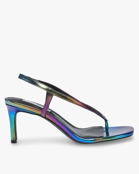 steve madden holographic heels