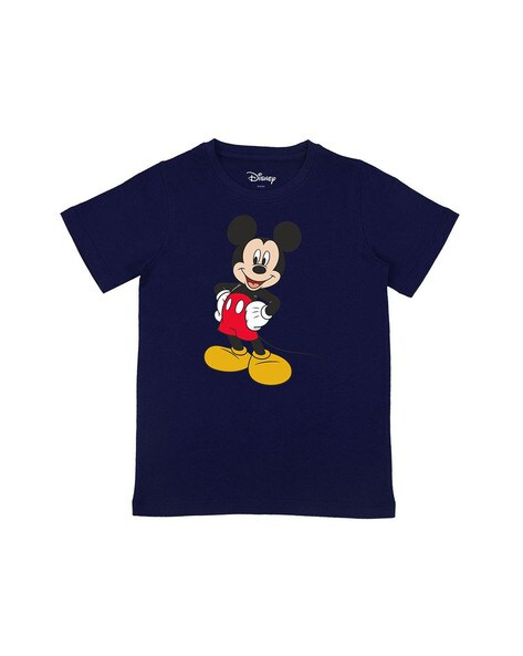 mickey mouse blue shirt