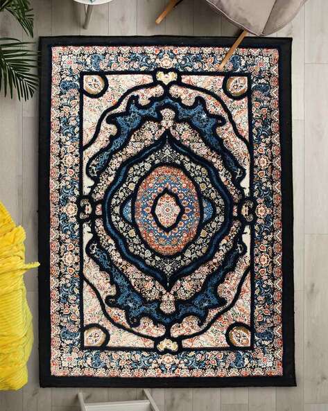 Buy Black Rugs, Carpets & Dhurries for Home & Kitchen by AAZEEM Online