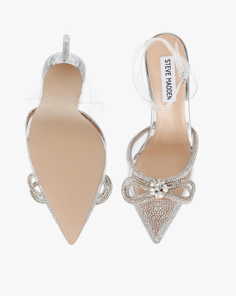 capa Hecho de legislación Buy Clear Heeled Sandals for Women by STEVE MADDEN Online | Ajio.com