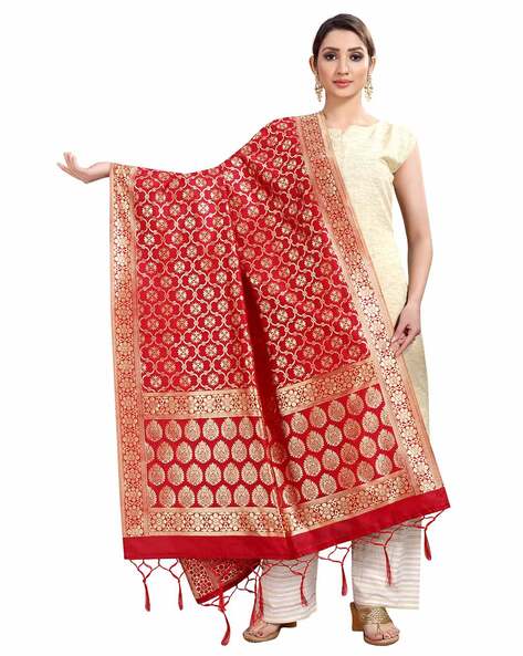 Banarasi Silk Woven Dupatta Price in India