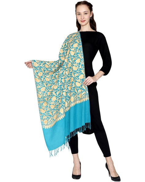 Kashmiri Embroidered Stole Price in India