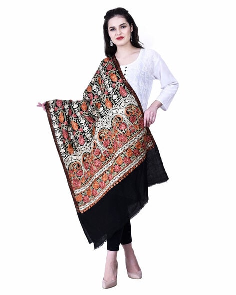 Kashmiri Embroidered Stole Price in India