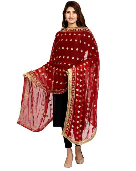 Embellished Chiffon Dupatta Price in India