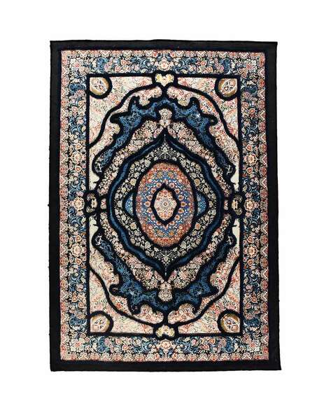 Buy Black Rugs, Carpets & Dhurries for Home & Kitchen by AAZEEM Online