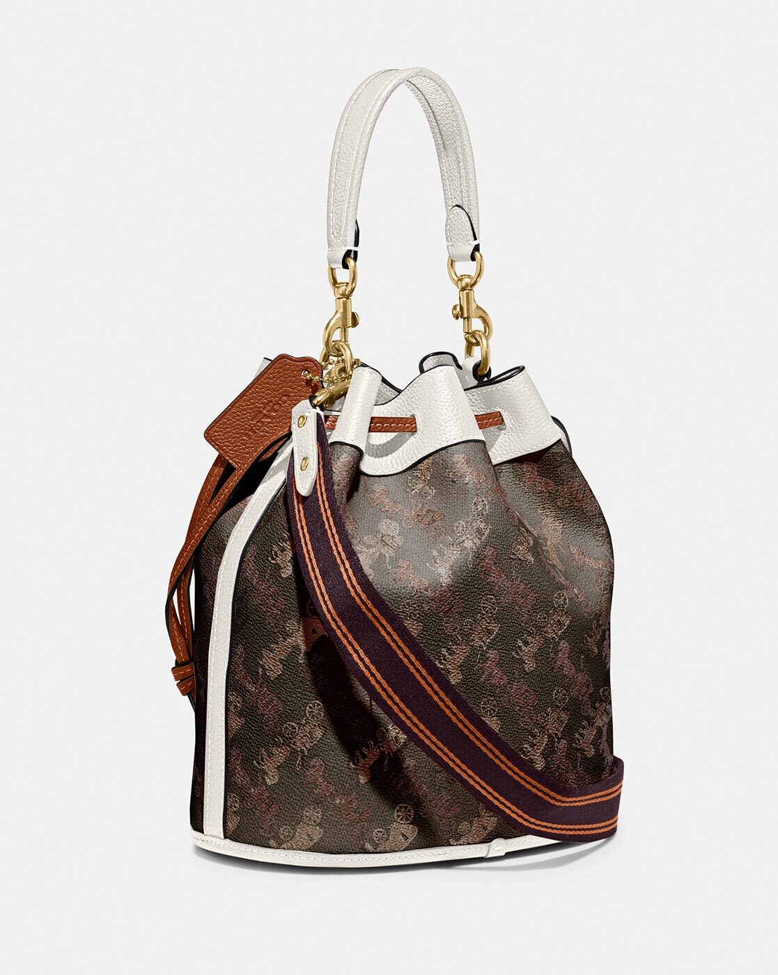 Belk Field Bucket Bag with Horse and Carriage Print