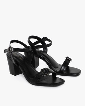 prime black chunky sandals