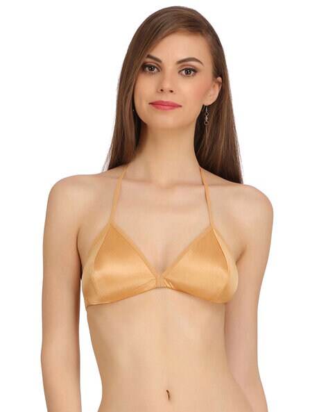 Buy Gold Bras for Women by In-curve Online