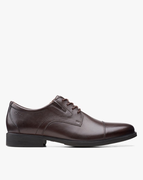 Clarks brown dress shoes hotsell
