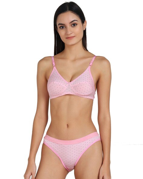 Buy Pink Lingerie Sets for Women by In-curve Online