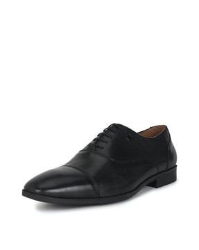 Buy Louis Philippe Oxford Formal Shoes For Men ( BLACK ) Online at Low  Prices in India 