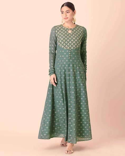 anarkali a line kurti