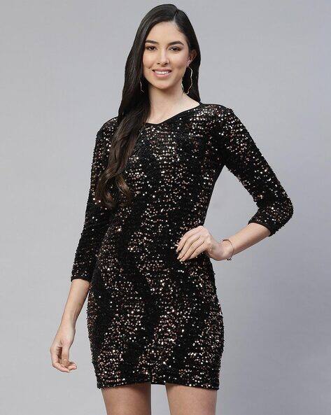 Black Dresses for Women by COTTINFAB 