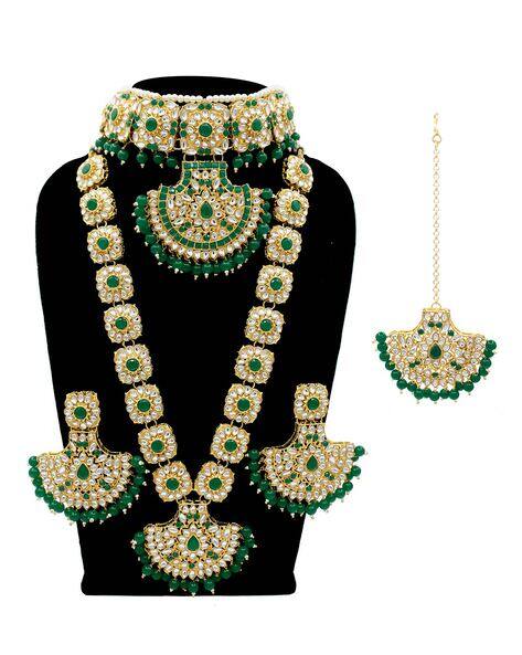 Buy Gold-Toned \u0026 Green 