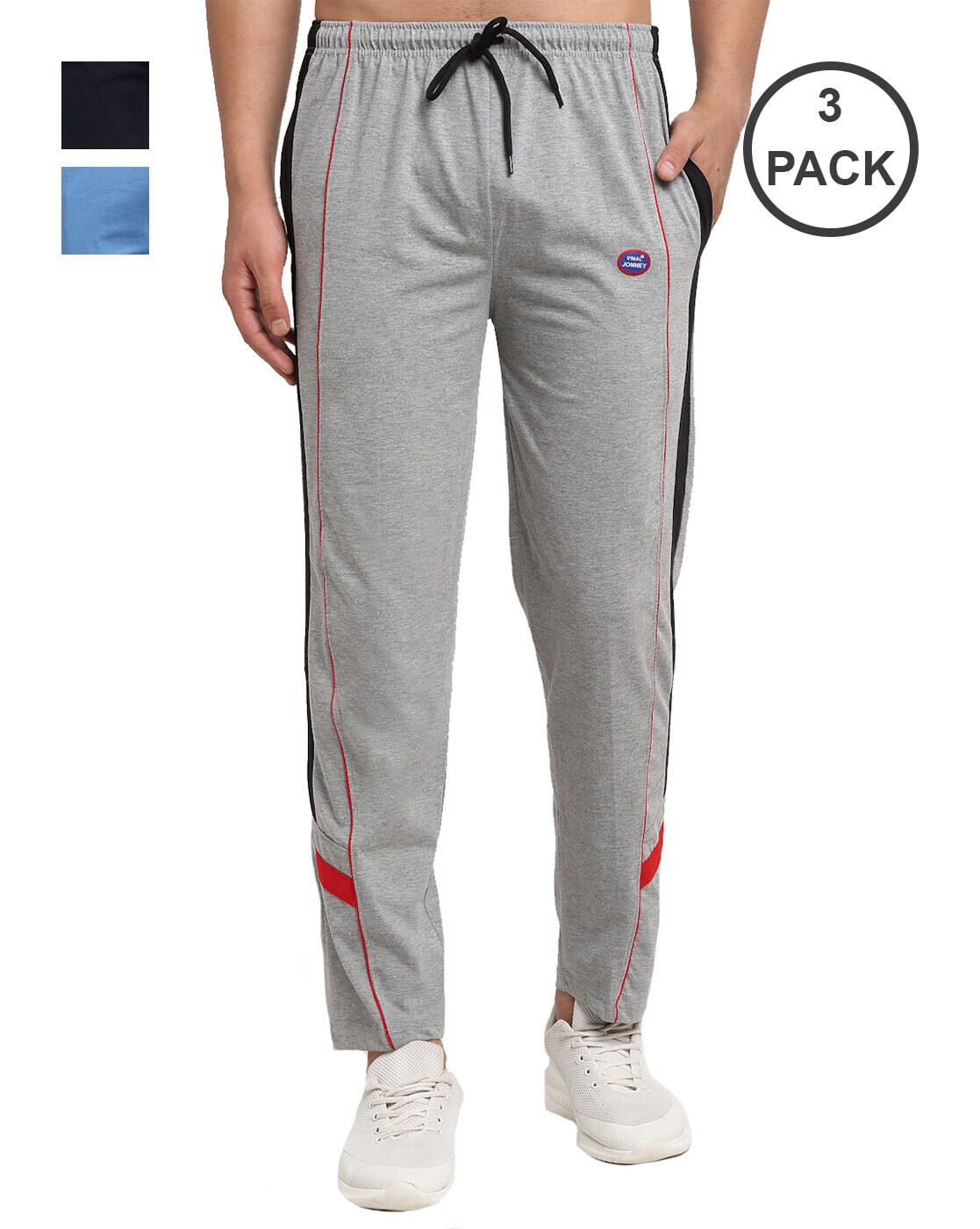 Buy Vimal Navy Blue Cotton Mens Trackpants With Zipper Pockets Online at  Low Prices in India  Paytmmallcom