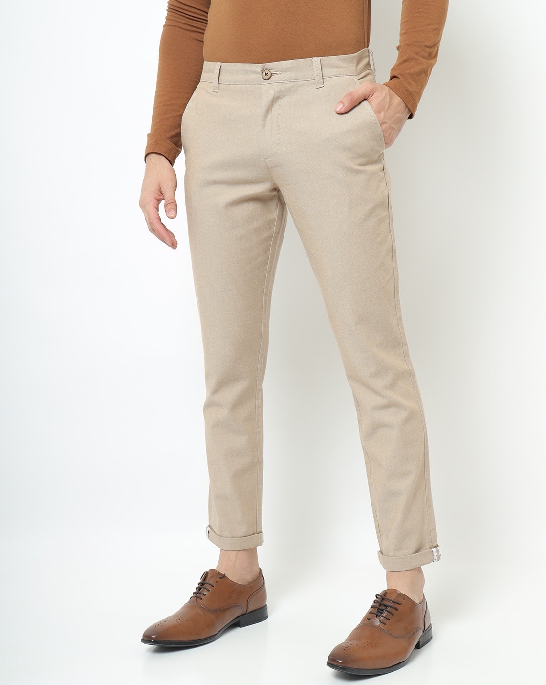 Buy Olive Green Trousers  Pants for Men by NETPLAY Online  Ajiocom