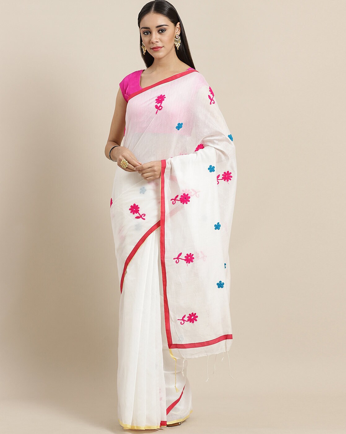 Ladies Embroidered Saree in Kolkata at best price by Chunri Collections Pvt  Ltd - Justdial