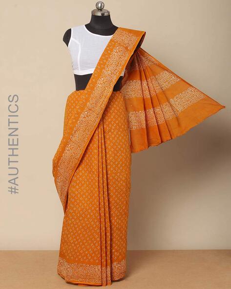 Pure Cotton screenprint Madurai Sungudi Saree, Without Blouse, 5.4 m at Rs  490/piece in Madurai