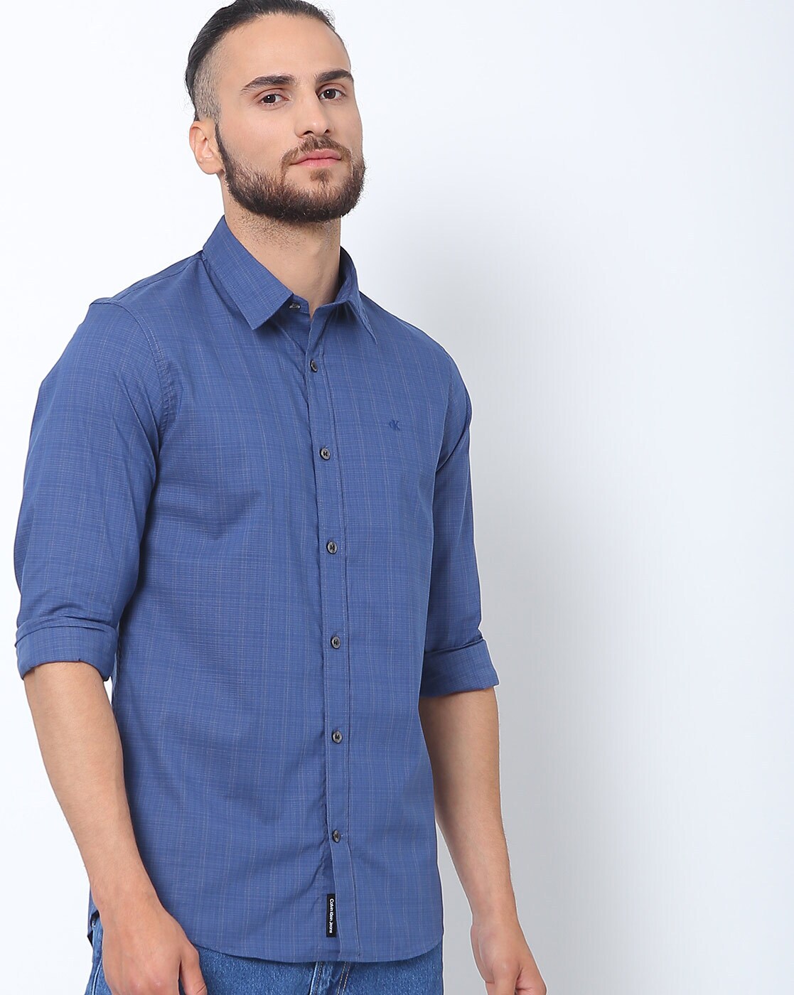 Buy Blue Shirts for Men by Calvin Klein Jeans Online