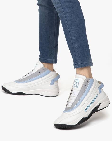 go21 mid top lace up sneakers