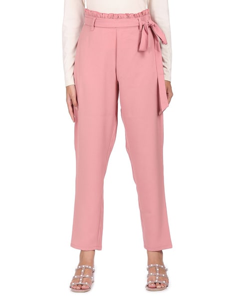 Topshop Trousers  Gal Gadots Pink Suit Is More Powerful Than Her Wonder  Woman Armor  POPSUGAR Fashion Middle East Photo 8