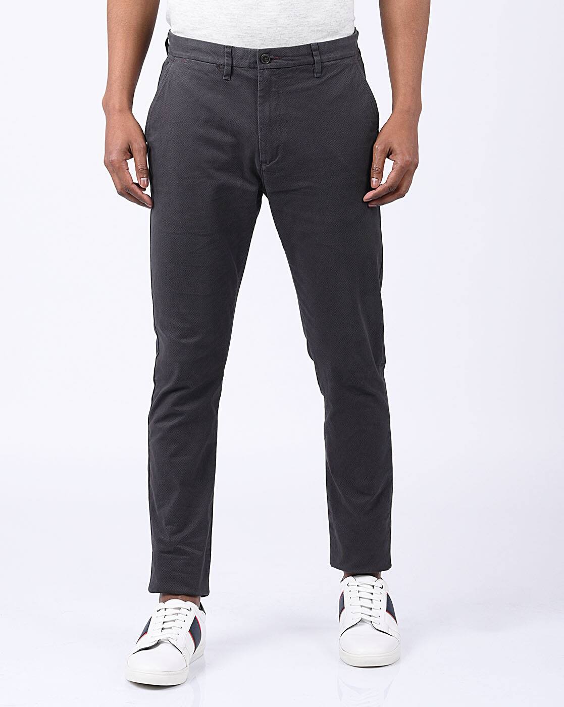 Buy Charcoal Grey Trousers \u0026 Pants for 