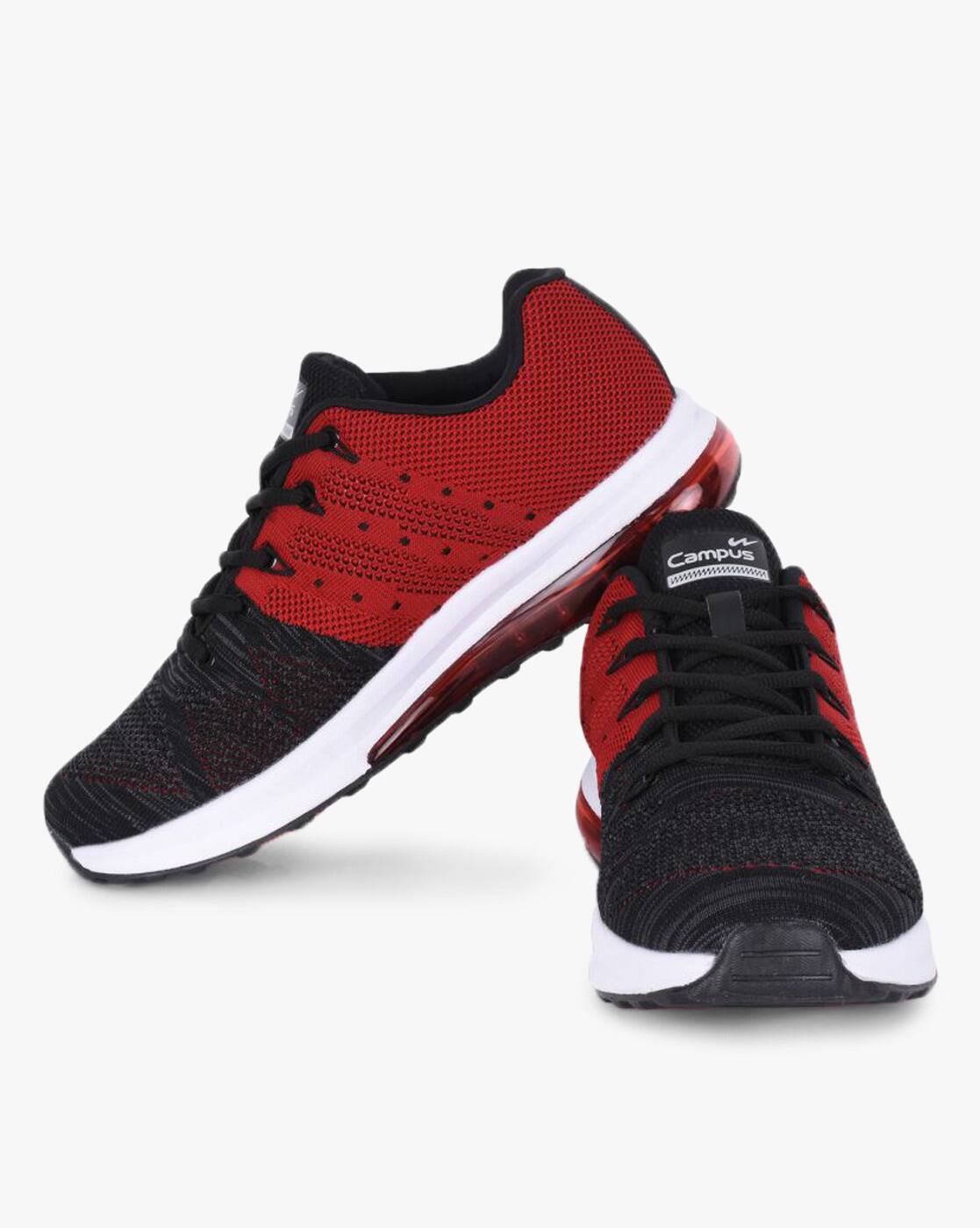 Buy Black \u0026 Red Sports Shoes for Men by 