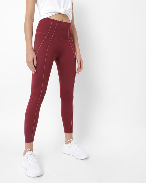 Buy Nike Panelled Tights with Elasticated Waistband Online for Girls