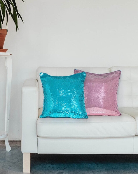 Shops teal and pink cushions