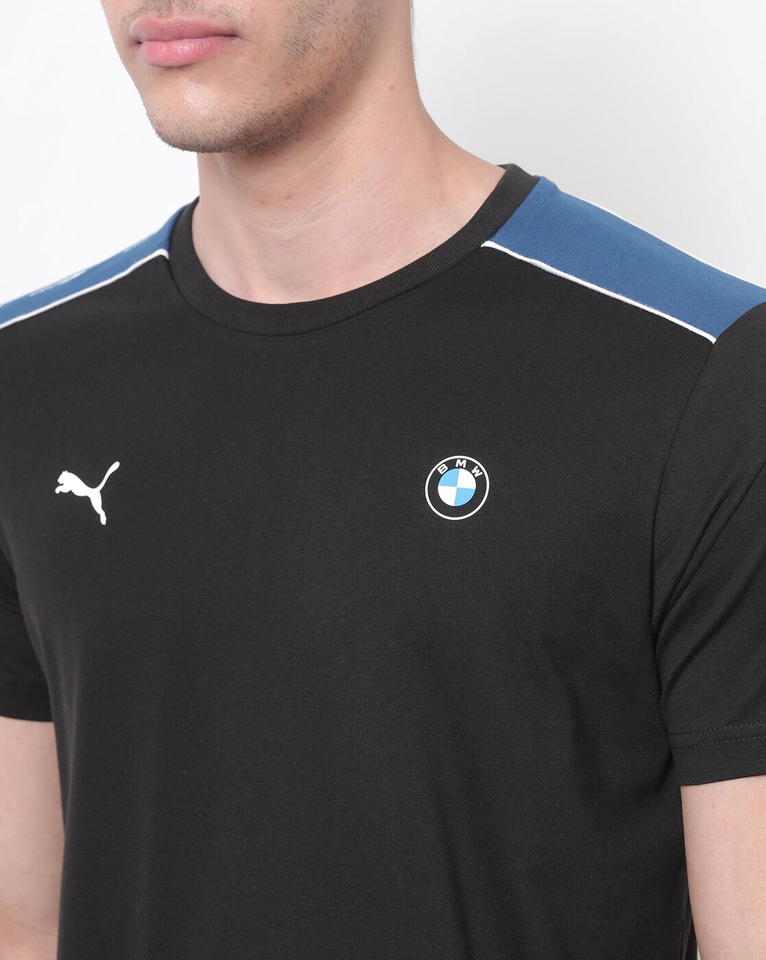 Puma BMW MMS T7 TEE Noir - Vêtements T-shirts manches courtes