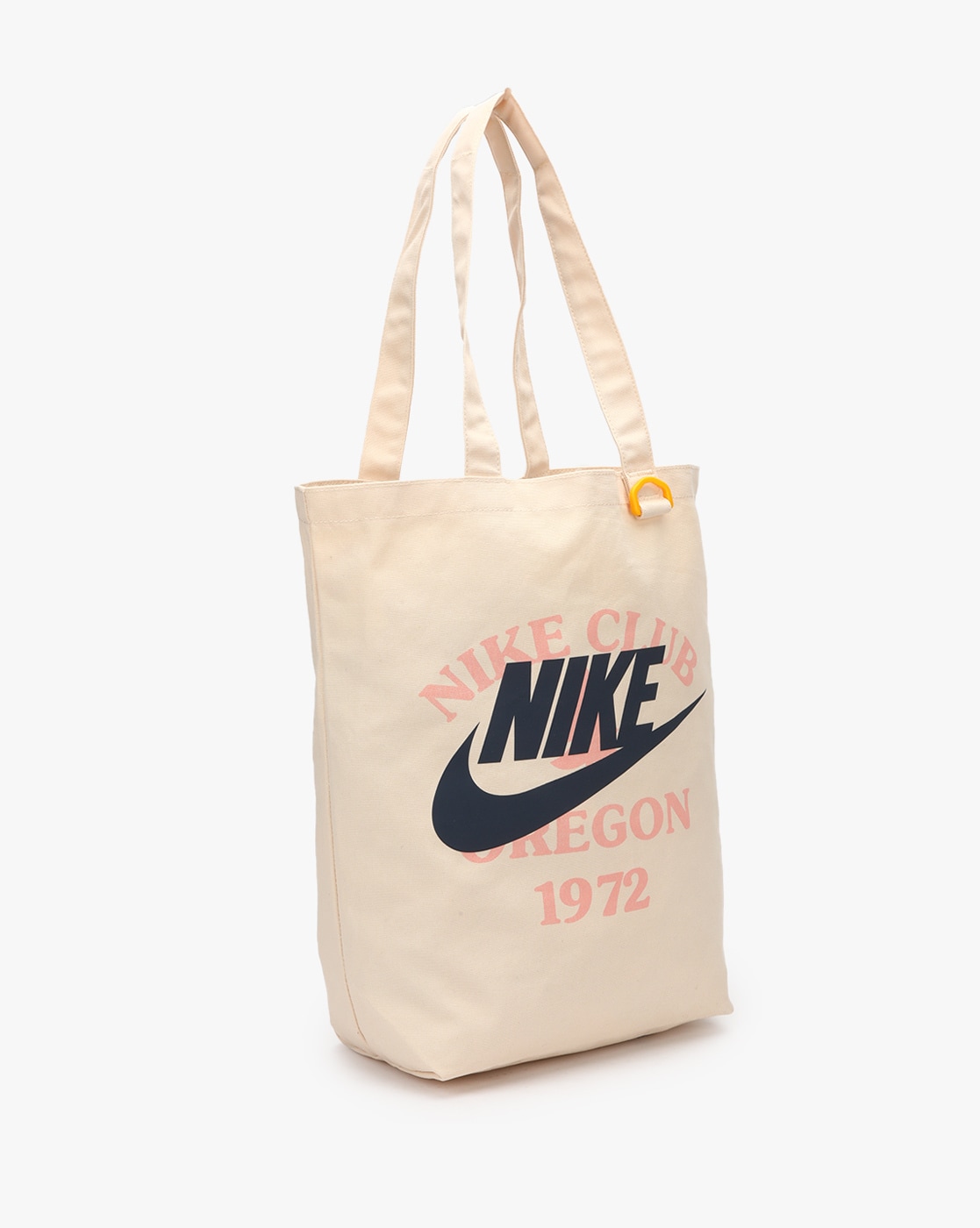Logo Print Tote Bag with Shoulder Straps