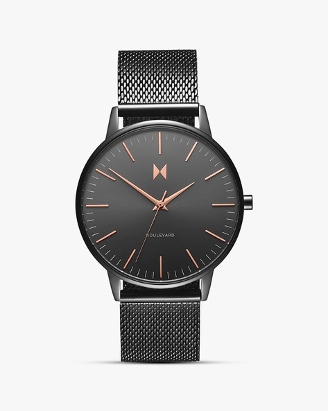 D MB01 GUM Analogue Watch with Stainless Strap