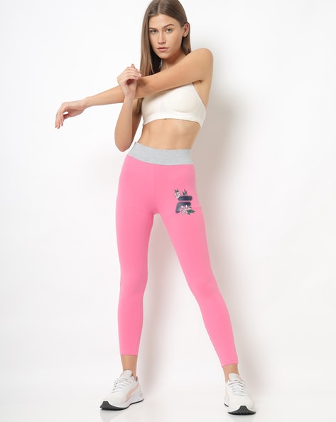 Buy Dark Pink Leggings for Women by Twin Birds Online | Ajio.com