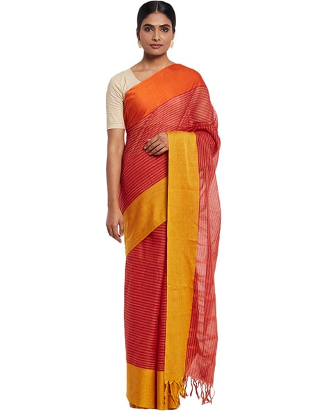 Buy Cotton Silk Kota Printed Sari for Women Online at Fabindia | 10513837