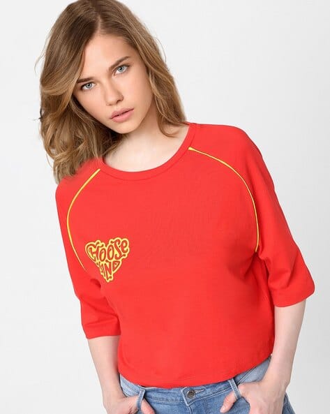 JDY BY ONLY Round-Neck T-Shirt