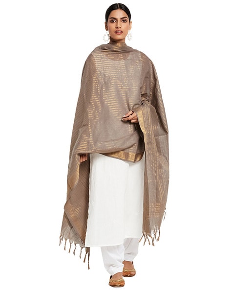 Striped Regular Dupatta Price in India