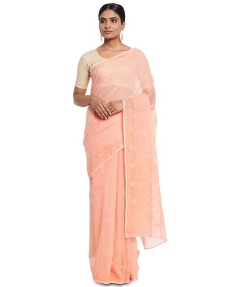 Buy Fabindia Pure Cotton Ready to wear Saree (10540832_Ol_6.4M x 1.16M) at  Amazon.in