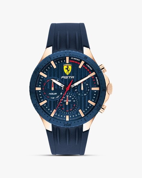 Buy Scuderia Ferrari PILOTA EVO Chronograph Grey Round Dial Men's Watch -  0830881 online