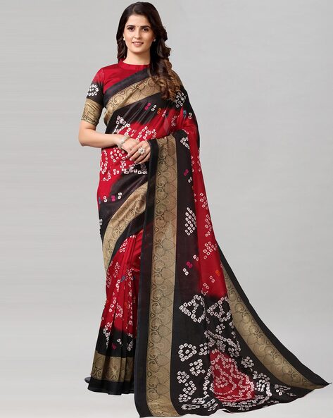 Buy Red Sarees for Women by SATRANI Online