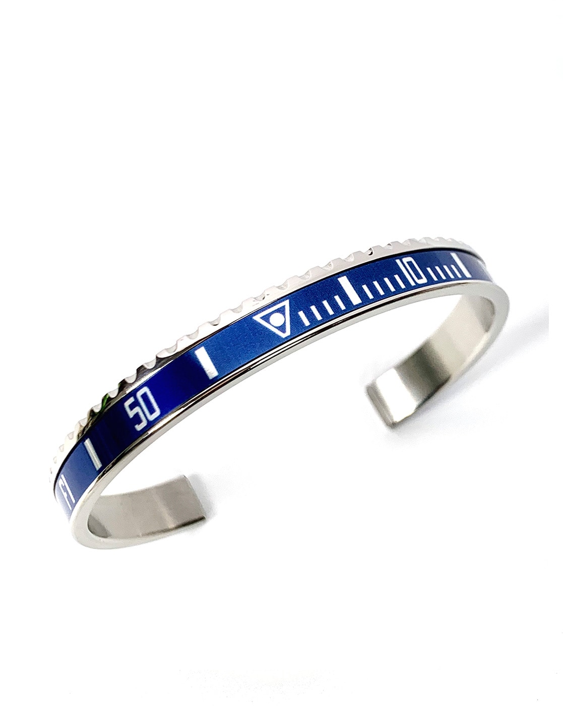 Buy Speedometer Silver Plated Classic Bracelet Blue Color Men AJIO LUXE