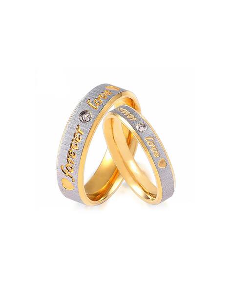 Buy Gold-Toned \u0026 Grey Rings for Women 