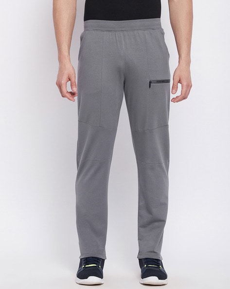Trackpants: Shop Men Light Grey Polyester Trackpants Cliths, 56% OFF
