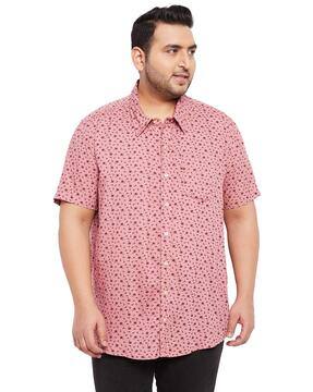 Buy Peach Shirts for Men by BIG BANANA 