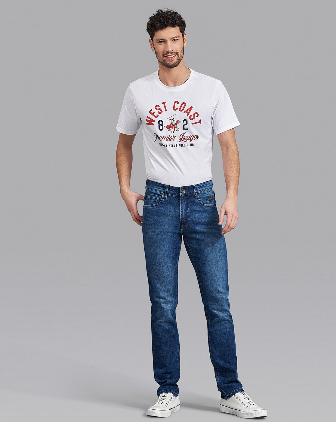 Buy Blue Jeans for Men by Beverly Hills Polo Club Online 